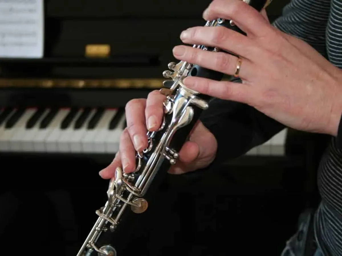 Clarinet lesson at Morningside School of Music
