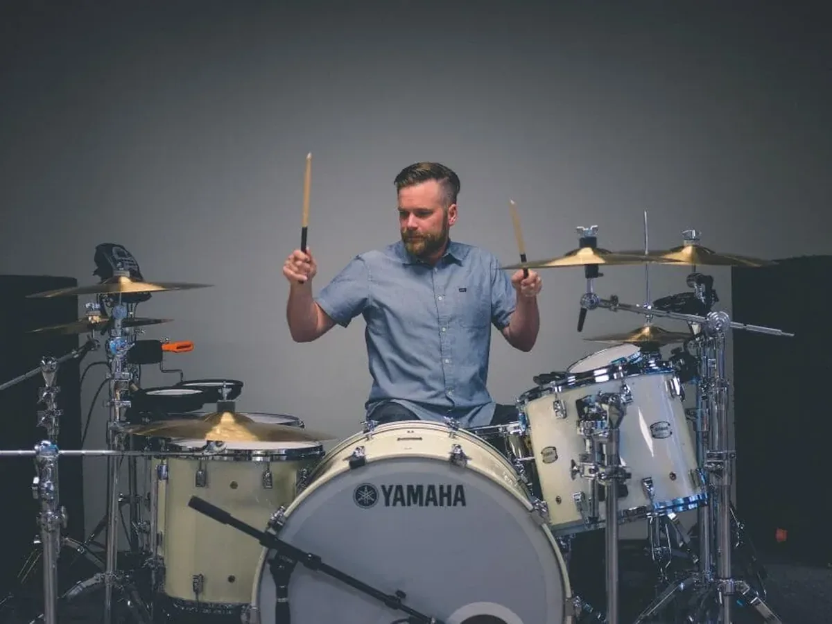 Drum lesson at Morningside School of Music