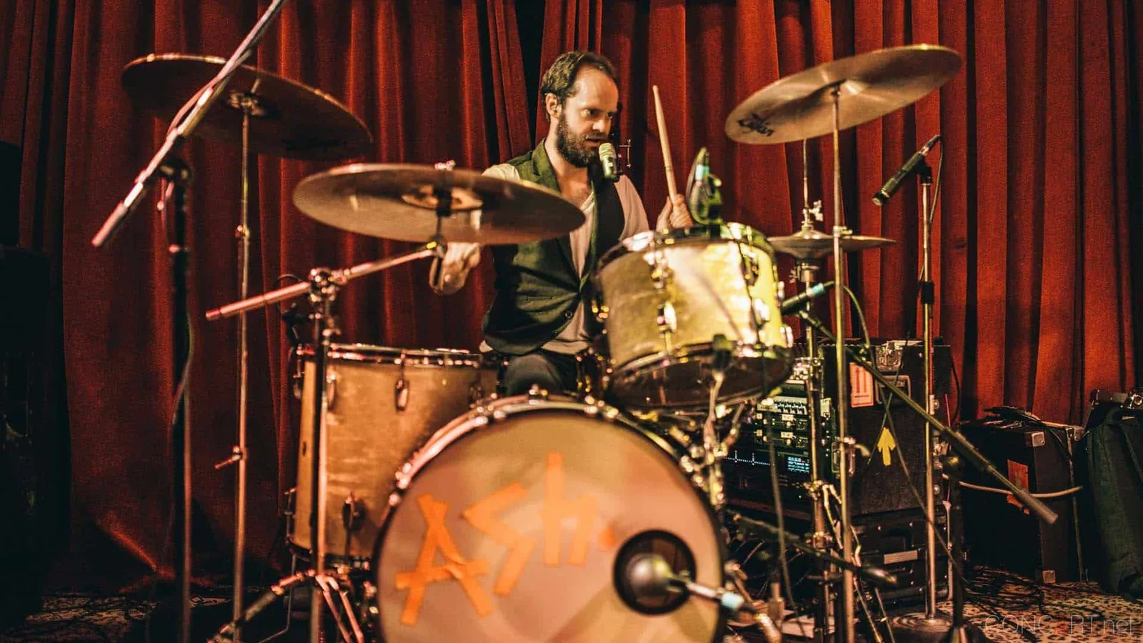 Rick McMurray, drummer with Ash, one of the professional musicians who has worked with Morningside School of Music